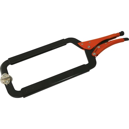 Grip-On 18 Locking Cclamp Plier, With Swivel Pads, 9716 Jaw Opening 224-18